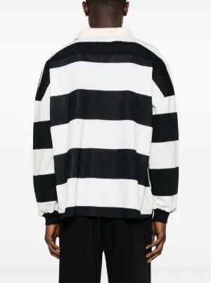 RHUDE Striped Polo Shirt | White | FARFETCH FR | Farfetch Global