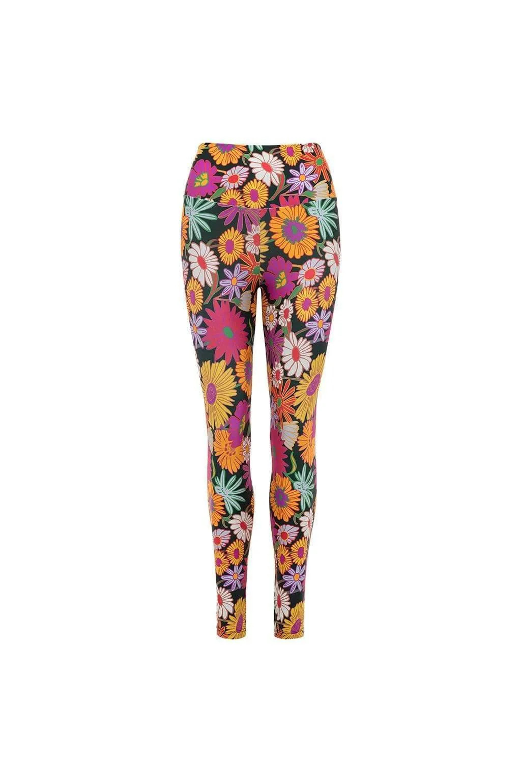 Janeane Floral Wide Band Legging | Montce