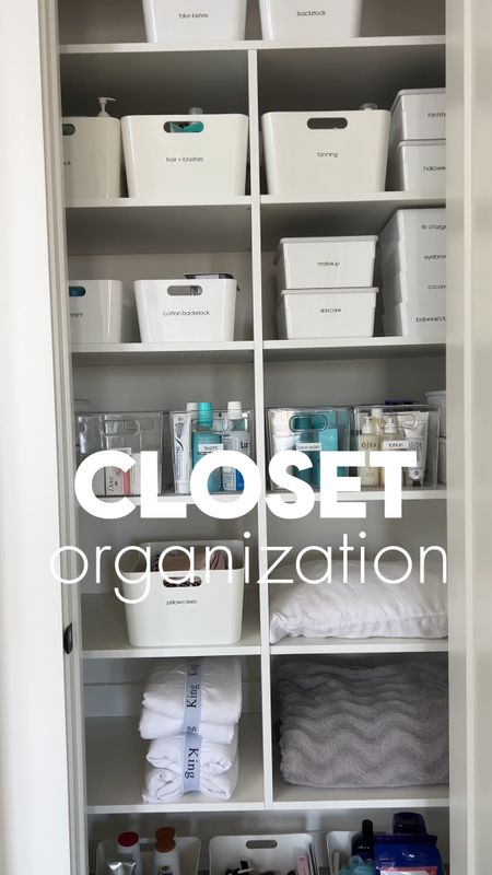 Finally got my master bath closet all organized!! Linking what I used! All my favorites! 

#LTKhome