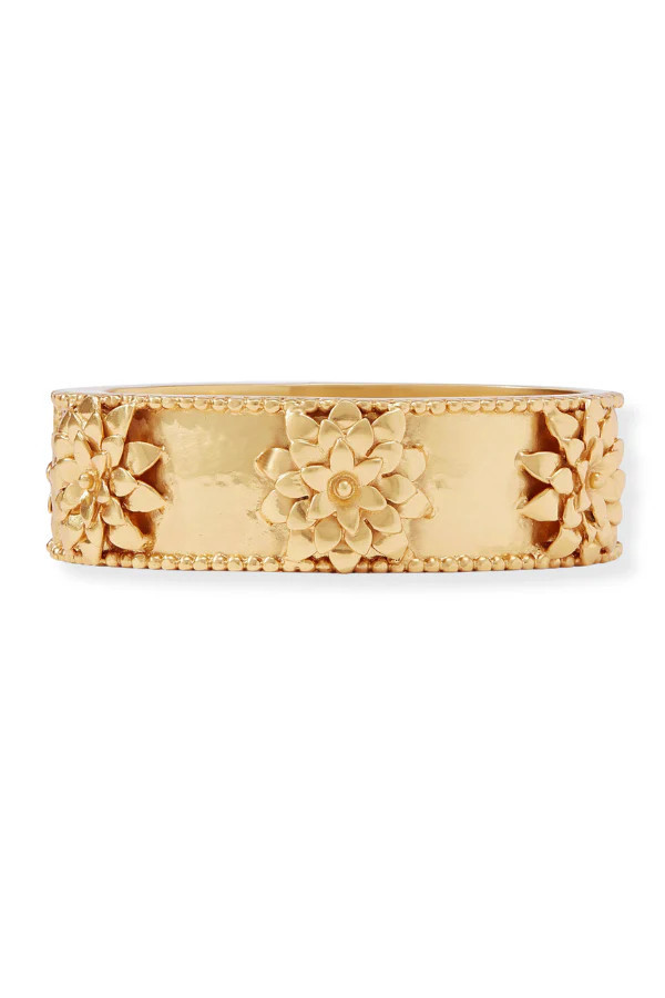 Julie Vos Flora Gold Statement Bangle Bracelet | The Willow Tree