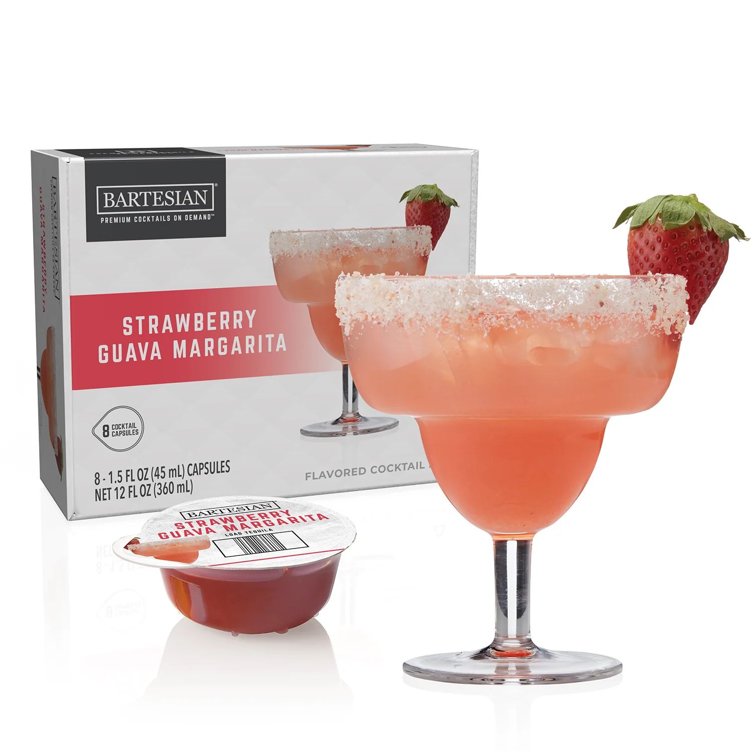 Strawberry Guava Margarita - Margarita Cocktails On Demand | Bartesian