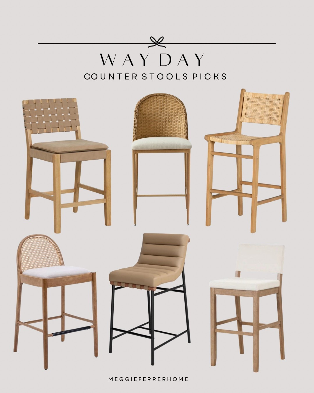 Way Day is officially here! 🤎 Rounded up my favorite counter stool picks, perfect for elevating your kitchen for less. Up to 80% off & free shipping so make sure to grab these while they’re still in stock!

#LTKSaleAlert #LTKStyleTip #LTKHome