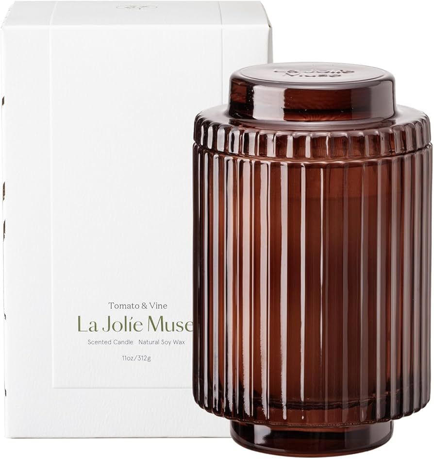 LA JOLIE MUSE Tomato & Vine Candle, Scented Candle Gifts for Women&Men, Natural Soy Candles for H... | Amazon (US)