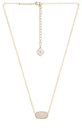 Kendra Scott Elisa Necklace in Gold Iridescent & Drusy - Metallic Gold. Size all. | Revolve Clothing (Global)