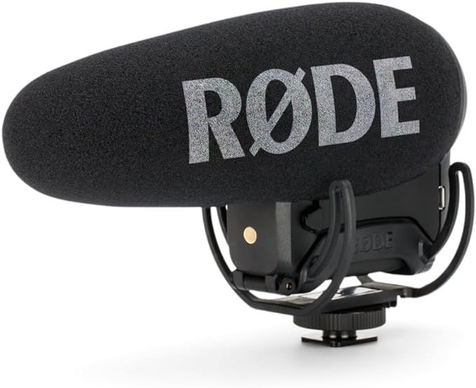 Rode VideoMic Pro+ Camera-Mount Shotgun Microphone,Black | Amazon (US)