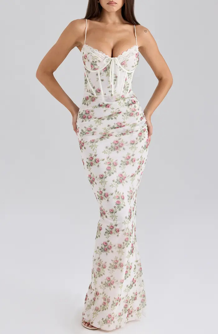 HOUSE OF CB Calista Stretch Mesh Body-Con Cocktail Dress | Nordstrom | Nordstrom