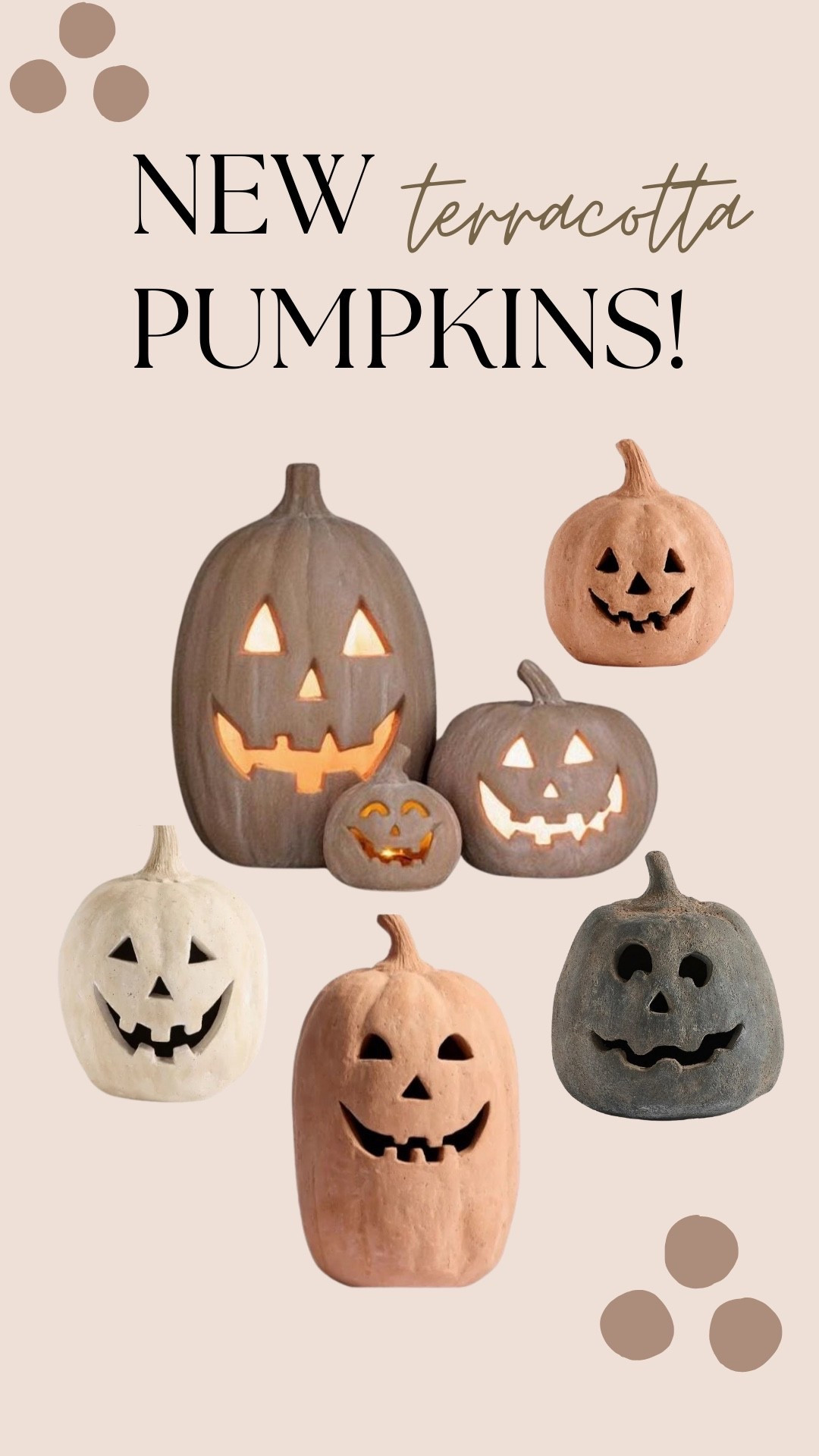 NEW DROP ALERT! Terracotta pumpkins from WALMART! 🎃Hurry and grab these because they’re starting to sell out again this year!🙌  #PumpkinDecor #FallDecor #FallDecorating #TerracottaPumpkins #Pumpkins #HomeFallDecor #HalloweenDecor

#LTKHome #LTKFindsUnder100 #LTKSeasonal