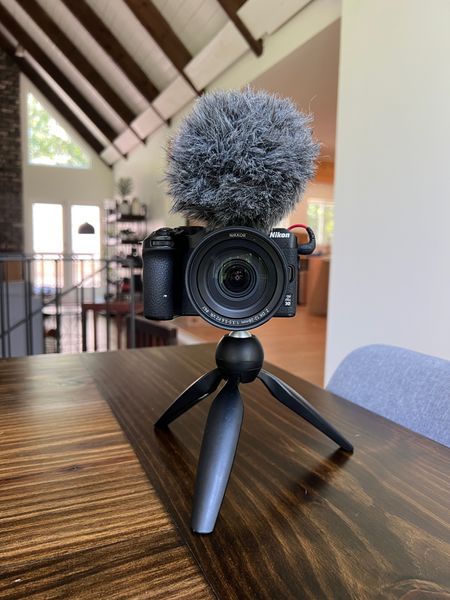 My current vlogging camera set-up using the Nikon Z 30. I linked this camera on Amazon, Best Buy, and Target’s website so you can shop at your preferred store  