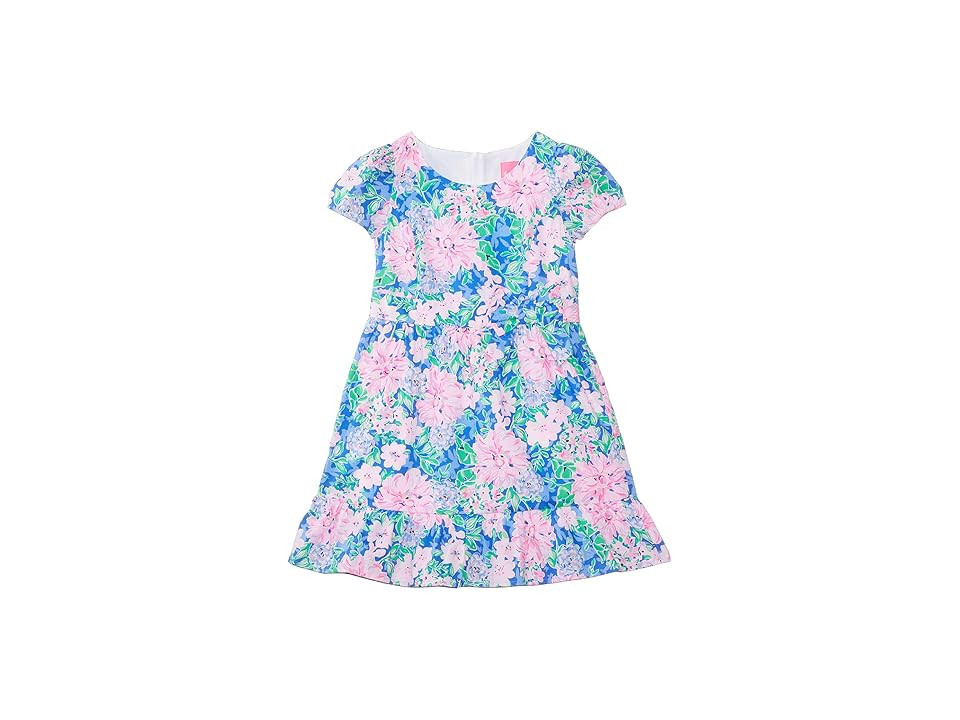 Lilly Pulitzer Kids Alexandra Dress (Toddler/Little Kids/Big Kids) Girl's Dress Spring In Your Step : 14 Big Kid, Cotton | Zappos