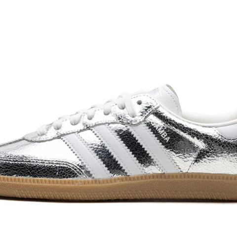 Samba OG WMNS "Silver Metallic Cracked Leather" | Stadium Goods KR