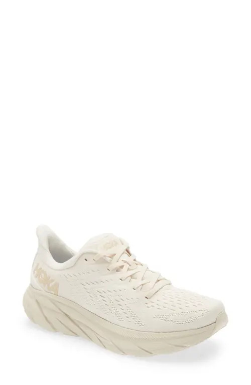 HOKA Clifton 8 Running Shoe in Eggnog /Shifting Sand at Nordstrom, Size 10.5 | Nordstrom