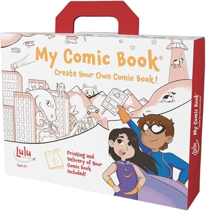 Lulu Jr. My Comic Book Making Kit, Multicolor, 6.75" x 10.25" | Amazon (US)