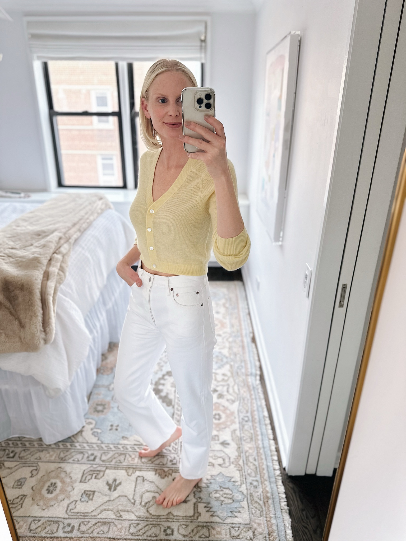 Today’s look! Wearing a small in the cardigan - jeans fit TTS!

#LTKFindsUnder100 #LTKStyleTip #LTKSaleAlert