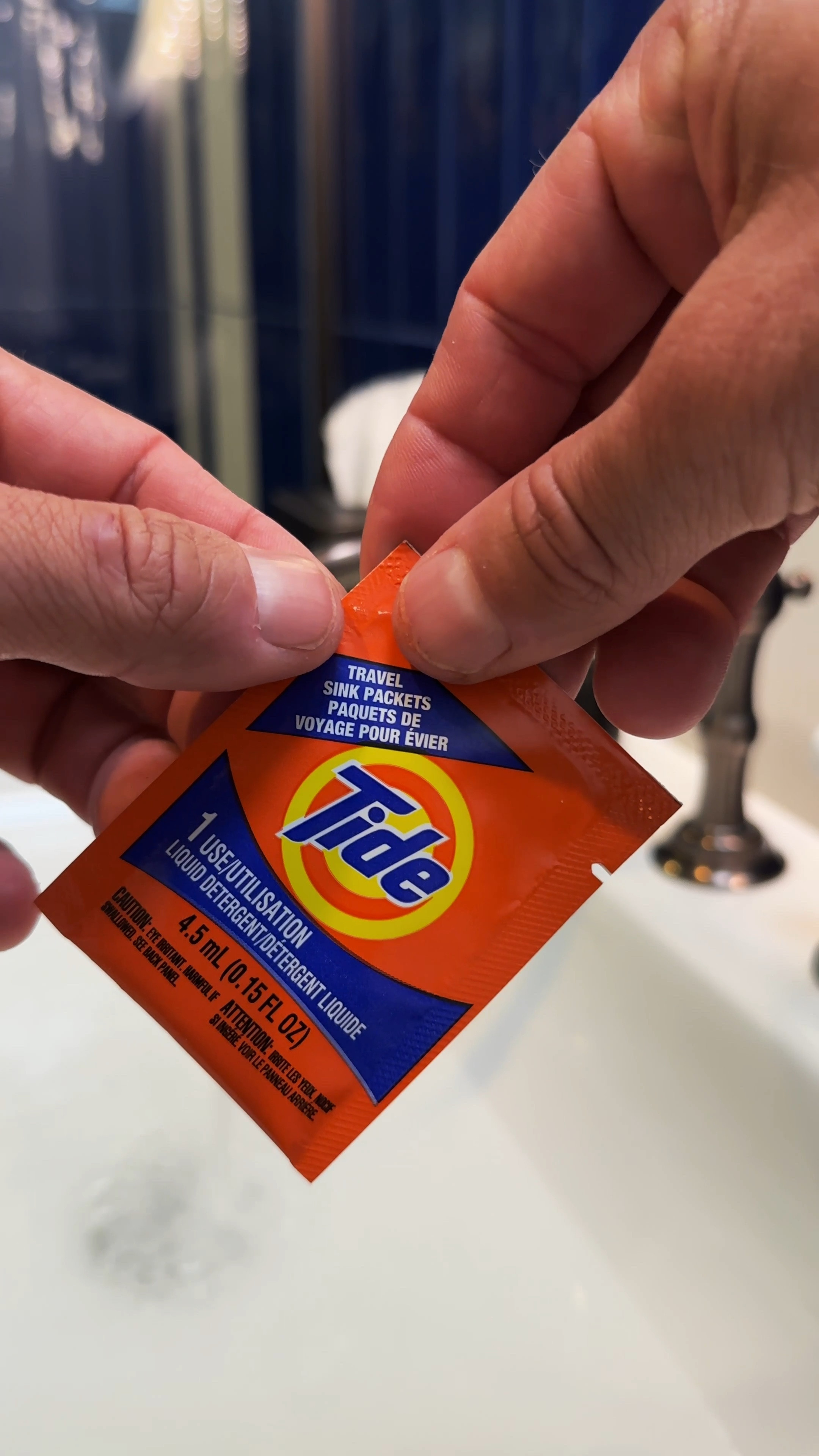 There’s only so much space to pack when we travel. Our clothes get dirty, sweaty, and in need of a clean! Bring along travel sized detergent for quick and easy sink wash. No joke! Save luggage space and always have fresh clothes while on the road. An essential travel hack ↣ 

#LTKtravel #LTKVideo #LTKfindsunder50