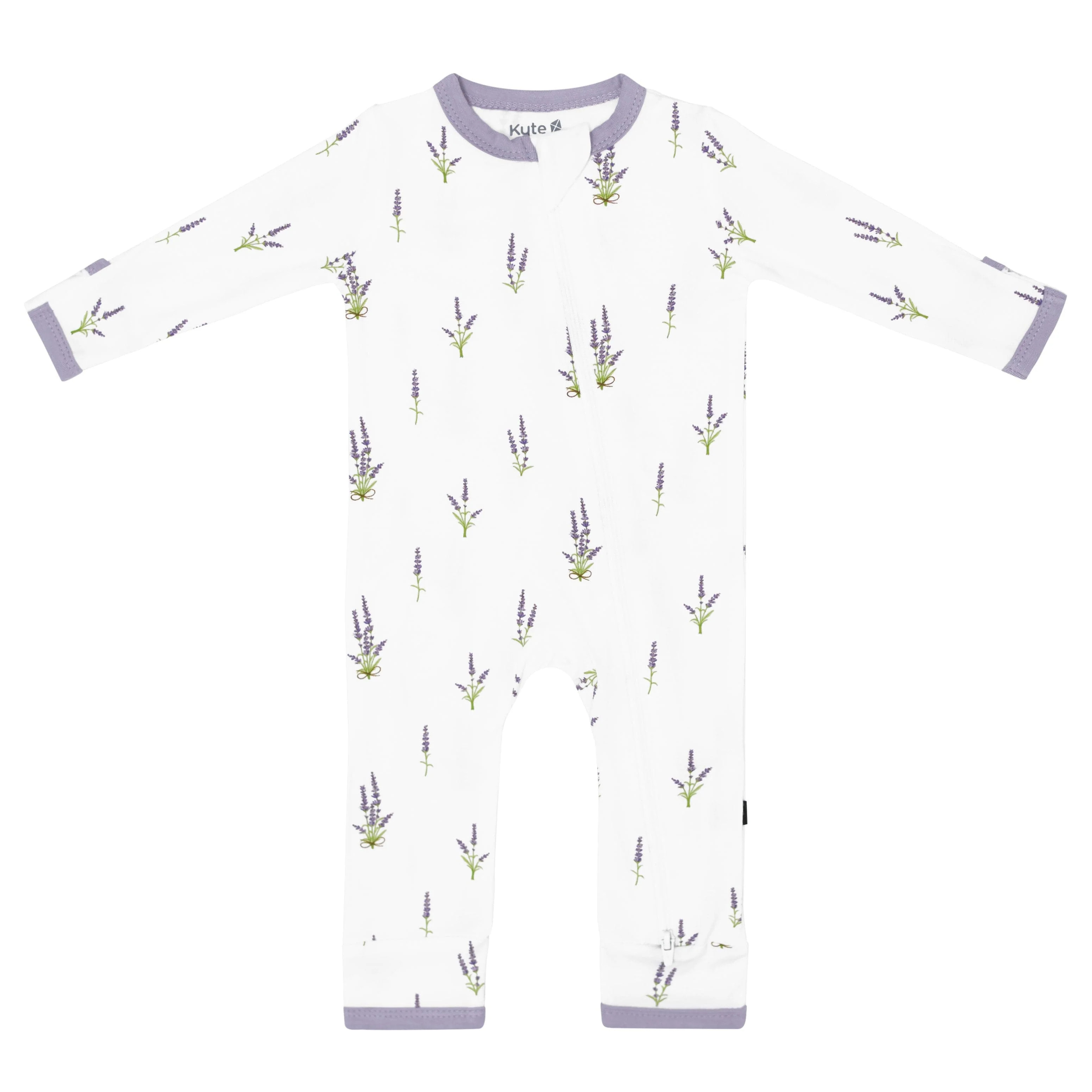 Zippered Romper in Lavender | Kyte BABY