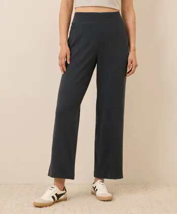 Organic Cotton Airplane Pintuck Wide Leg Pant | Nordstrom
