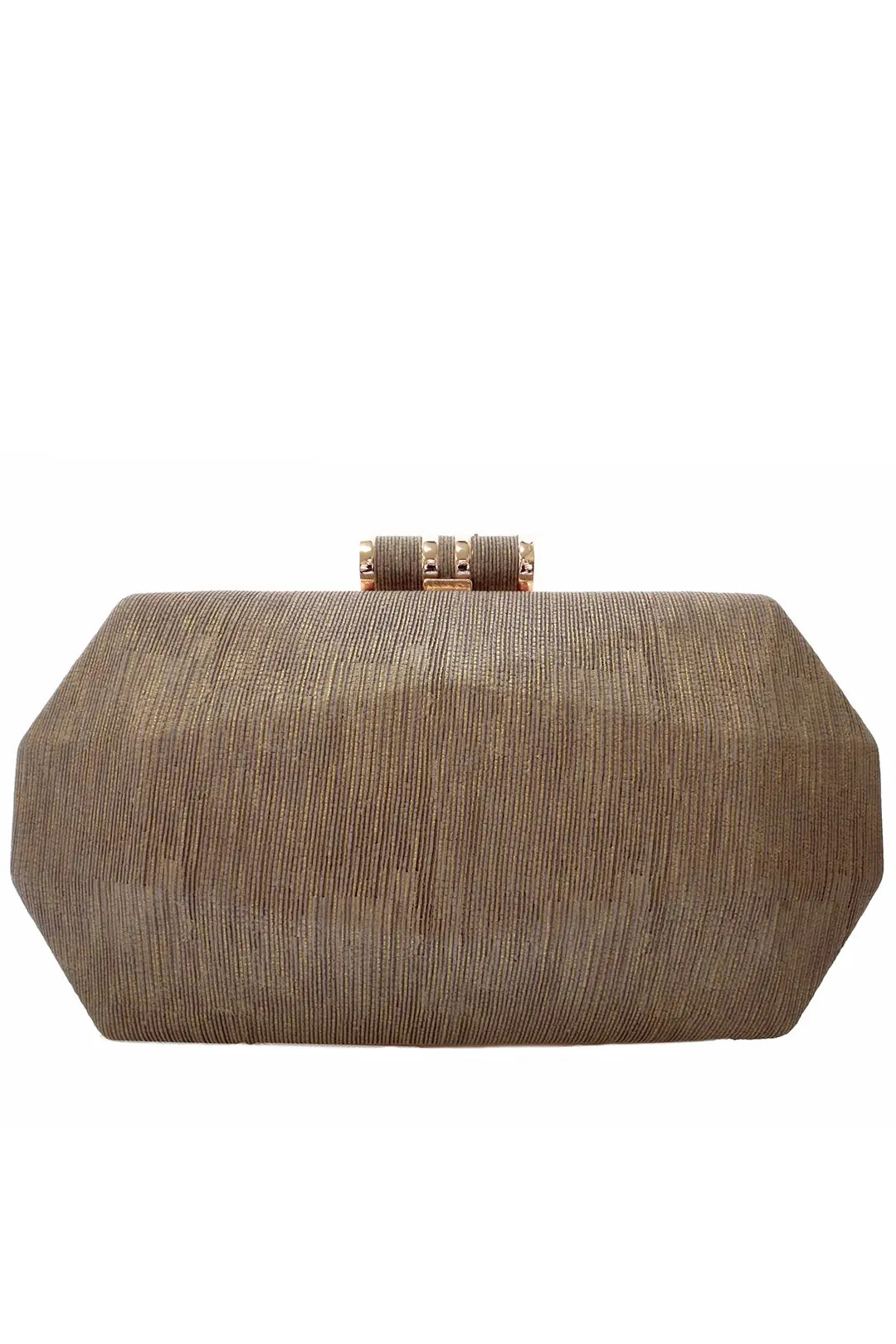 Sondra Roberts Taupe Rowan Minaudiere | Rent The Runway