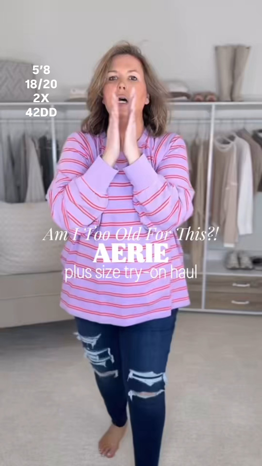 Wearing an XXL in everything here and a 20 in the jeans! 

Plus size fashion, everyday outfit ideas, aerie haul, trendy fashion, midsize fashion, comfy causal, mom style

#LTKPlusSize #LTKMidsize #LTKOver40
