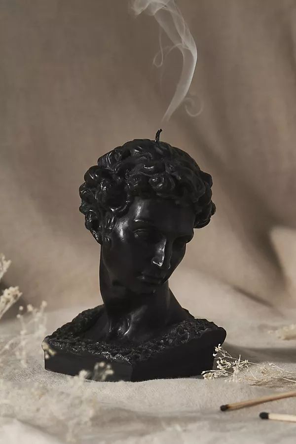 Grecian Bust Candle By Anthropologie in Black Size S | Anthropologie (US)