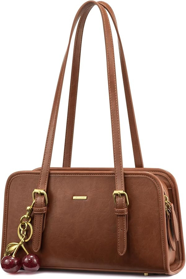 LOVEVOOK Swing Zip Shoulder Bag, Small Purses for Women Trendy Handbags, Mini Vintage Hobo Clutch... | Amazon (US)