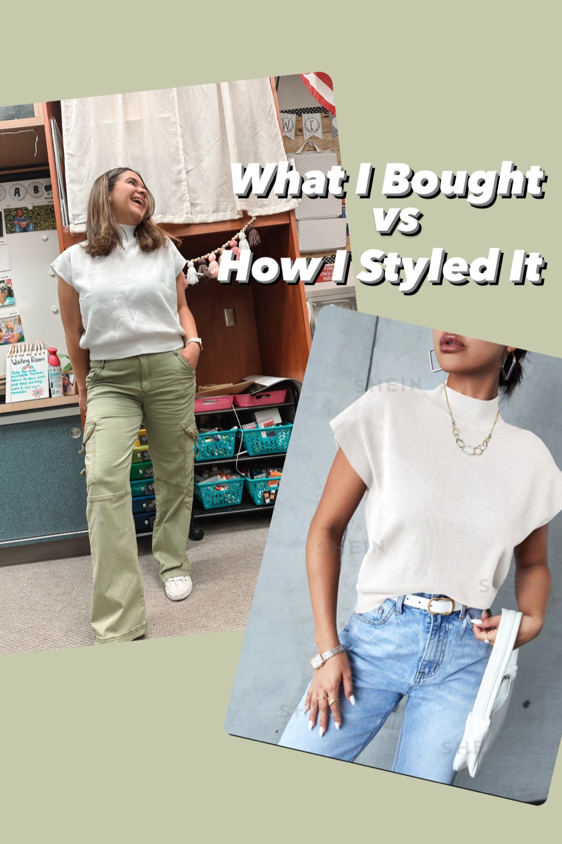 what I bought vs how I styled it ✨



#LTKstyletip #LTKmidsize #LTKfindsunder50