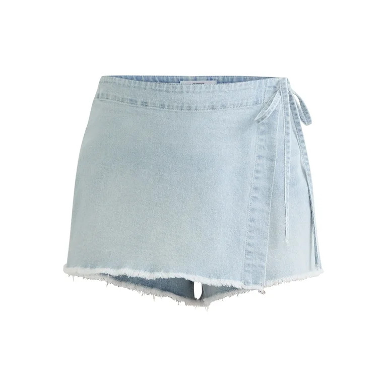 Madden NYC Women's Wrap Around Skort, Sizes XXS-XXL | Walmart (US)