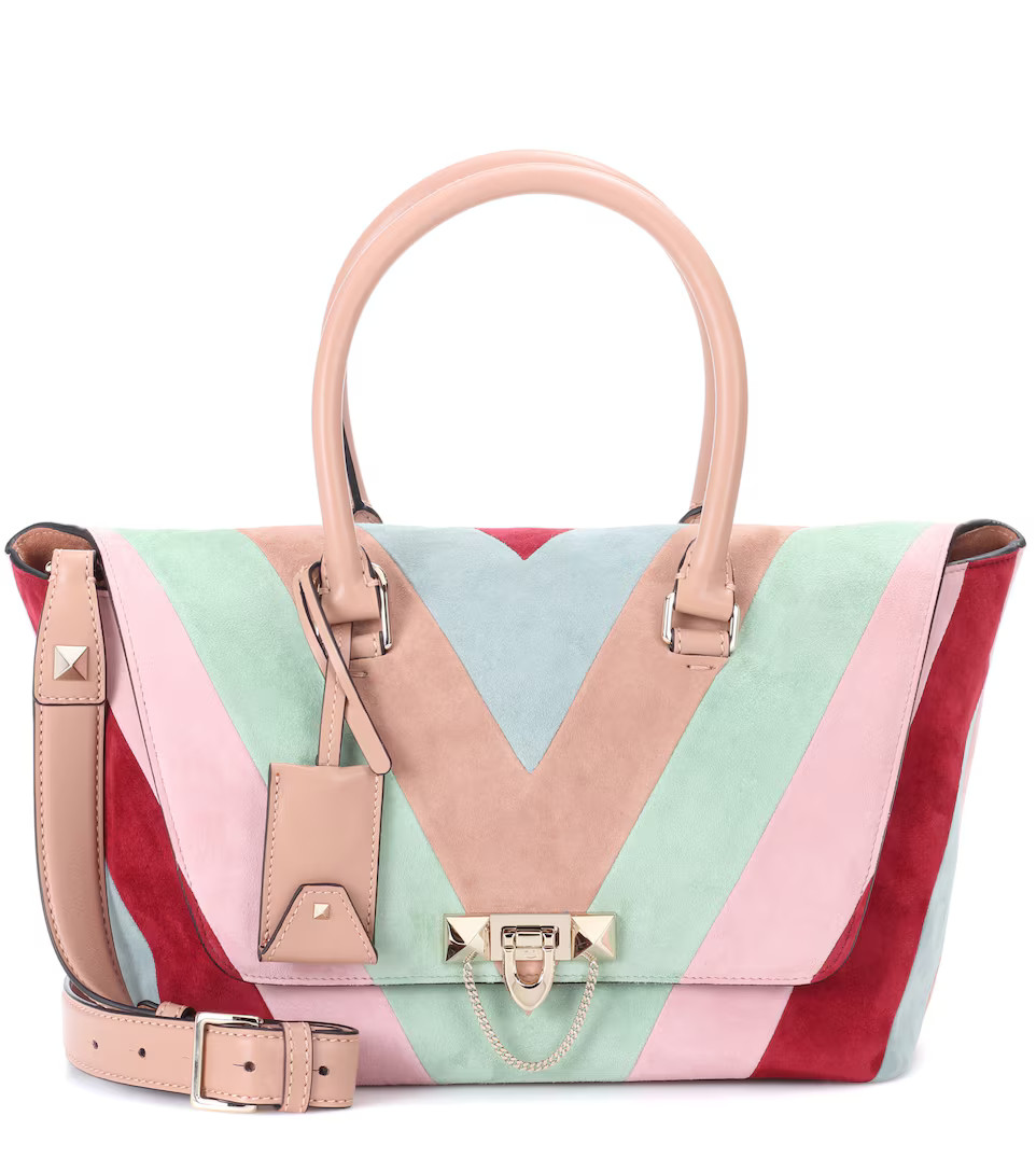 Valentino Garavani Tote aus Veloursleder | Mytheresa (DACH)