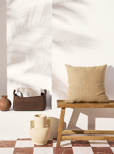 Basket weave outdoor cushion50 x 50 cm | Simons
