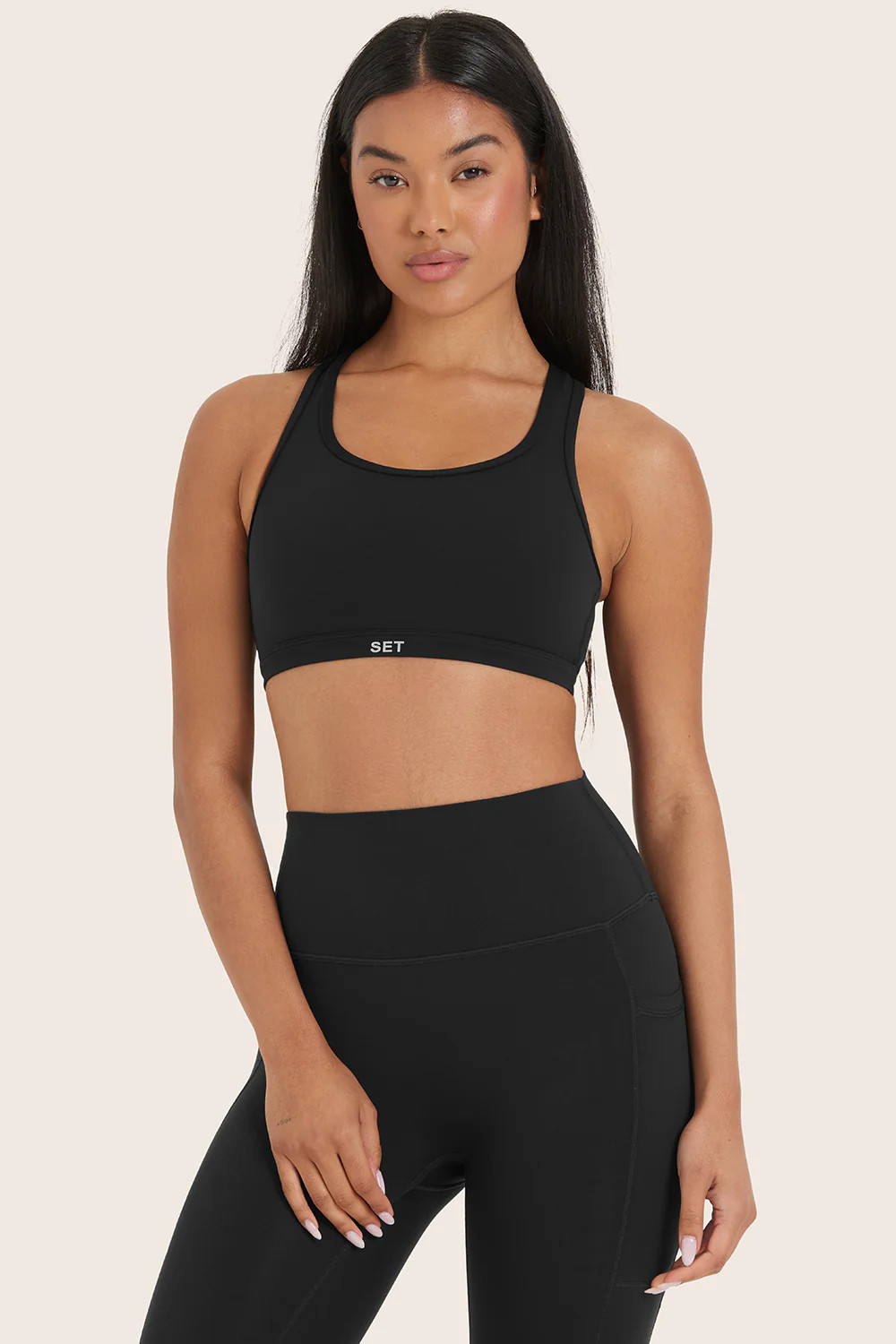 AIRLUXE™ BREATHE FLEX BRA - ONYX | SET Active