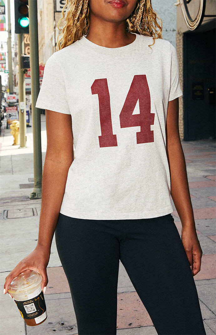 John Galt Women's Chloe 14 T-Shirt in Heather Grey | PacSun