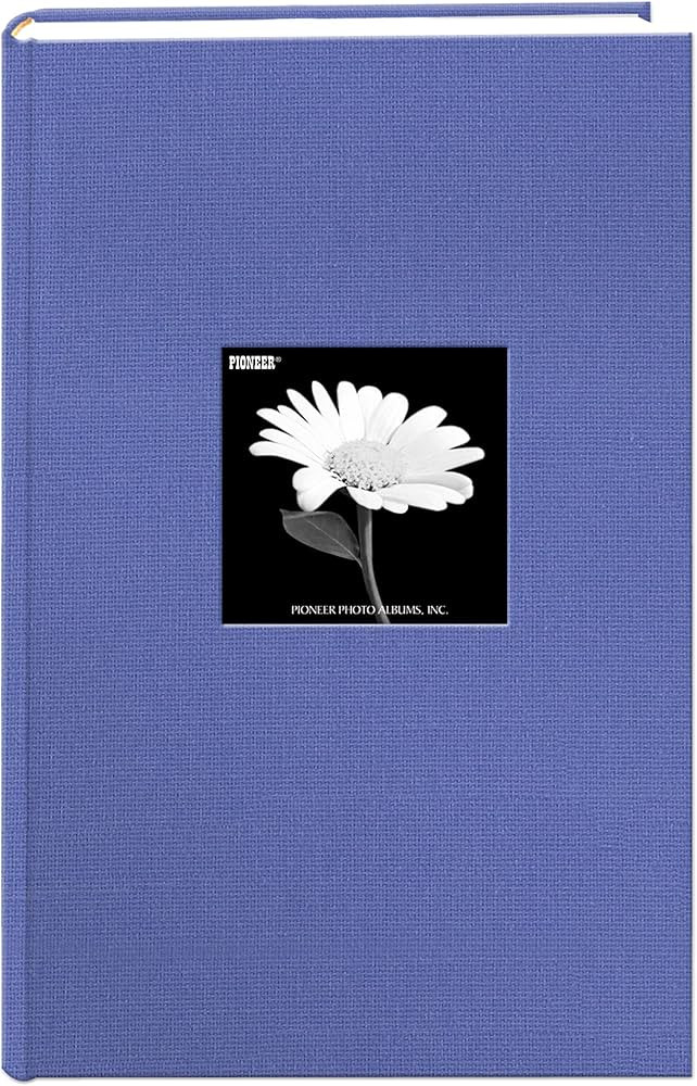 Fabric Frame Cover Photo Album 300 Pockets Hold 4x6 Photos, Sky Blue | Amazon (US)