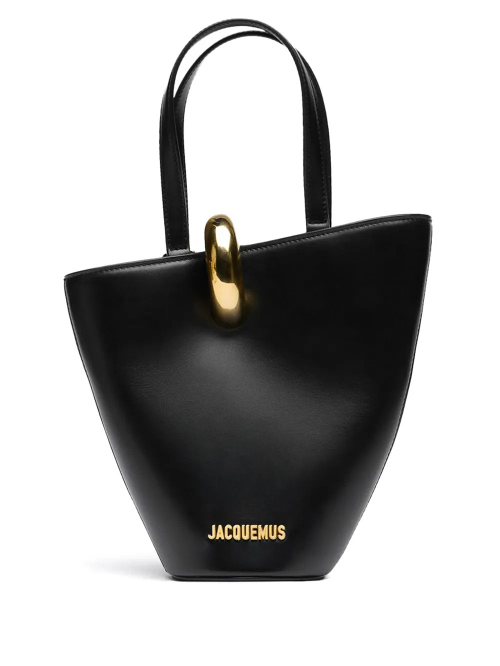 Jacquemus Le Petit Bambola leather tote bag - Black | Farfetch Global