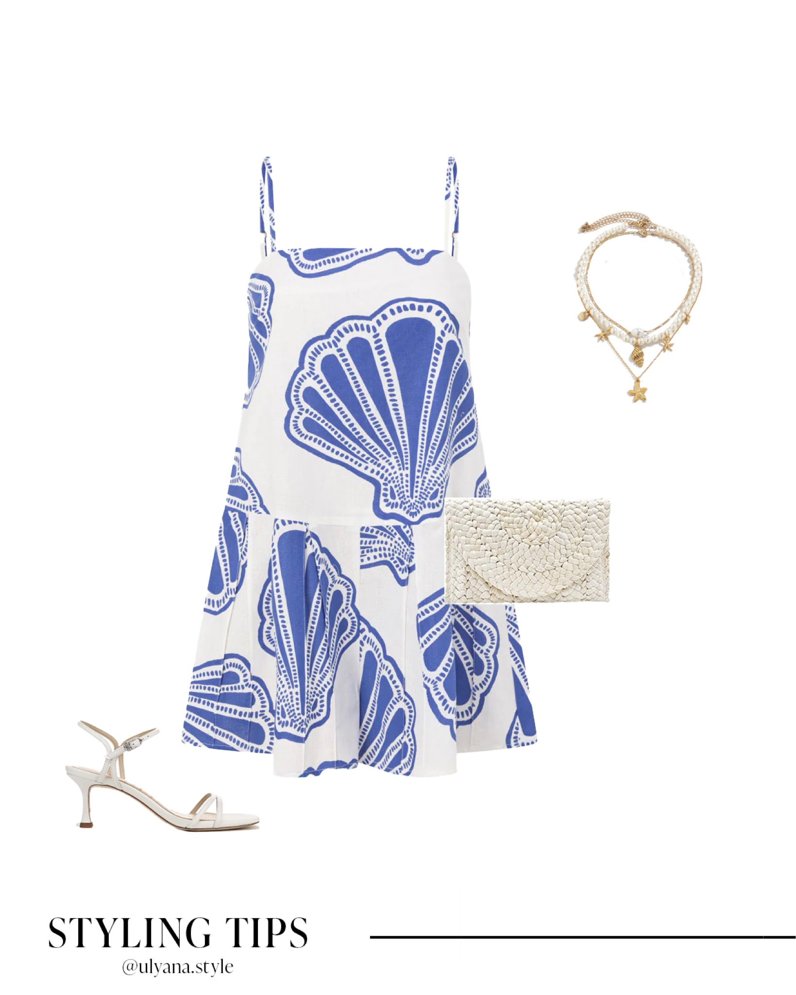 Effortless resort style ☀️ This linen mini dress/romper paired with white heels, a rattan clutch, and a shell necklace is a must-have for your next vacation! Perfect for a beachside dinner, summer getaway, or tropical date night.
.
.
.
.
Resort wear 2025 | resort vacation outfit | resort dress | dresses summer | dress to impress | vacation outfits | vacation dress | white vacation dress | white heels | strappy heels | heeled sandals | clutch bag | outfit ideas | outfit inspo | summer outfits | white bag | resort bag | dinner outfit | 

#LTKSeasonal # #LTKU #LTKSaleAlert #LTKGiftGuide #LTKWorkwear #LTKTravel #LTKShoeCrush #LTKItBag 

#LTKStyleTip #LTKFindsUnder100 #LTKFindsUnder50