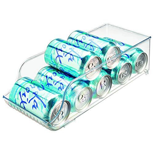 iDesign Plastic Refrigerator and Freezer Storage Organizer Bin Soda Can and Drink Holder for Kitchen | Amazon (US)