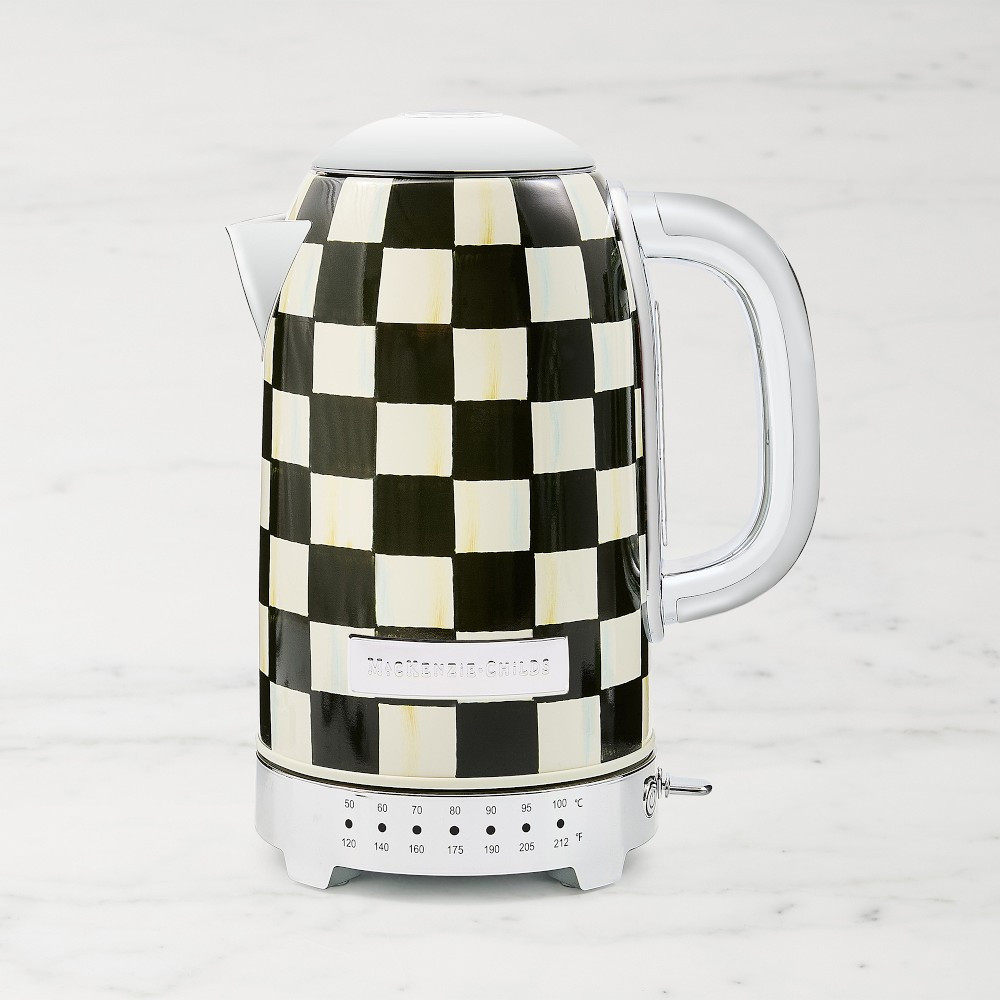 MacKenzie-Childs Courtly Check Electric Kettle | Williams-Sonoma