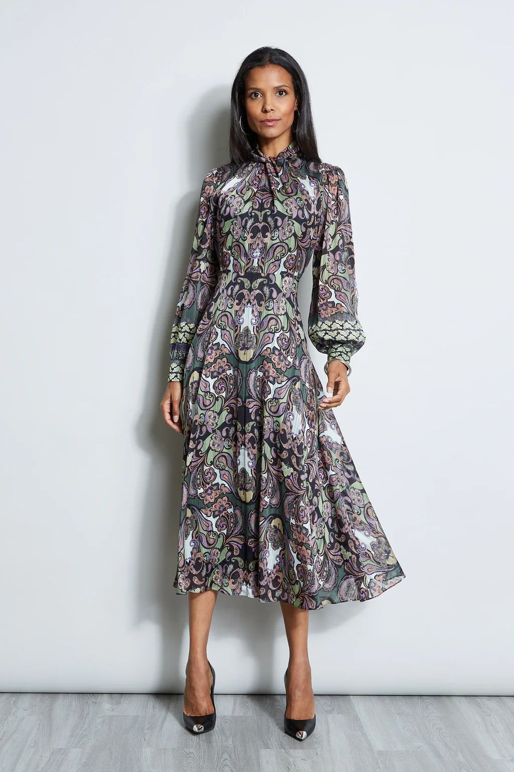Porto Print Twist Dress | Elie Tahari