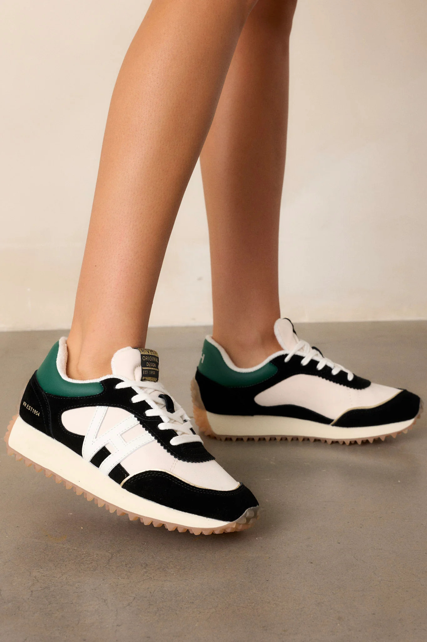 Vintage Havana Cosmic 21 Green Sneakers | Red Dress