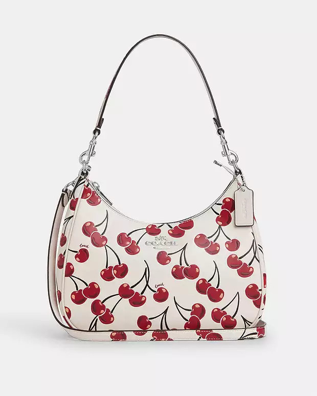 Teri Hobo Bag With Cherry Print | Coach Outlet US