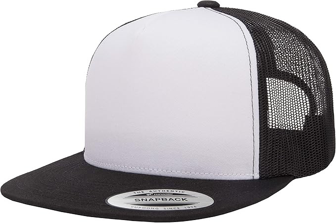 Yupoong Mens Yp Classics Classic Trucker Cap - White Front | Amazon (US)