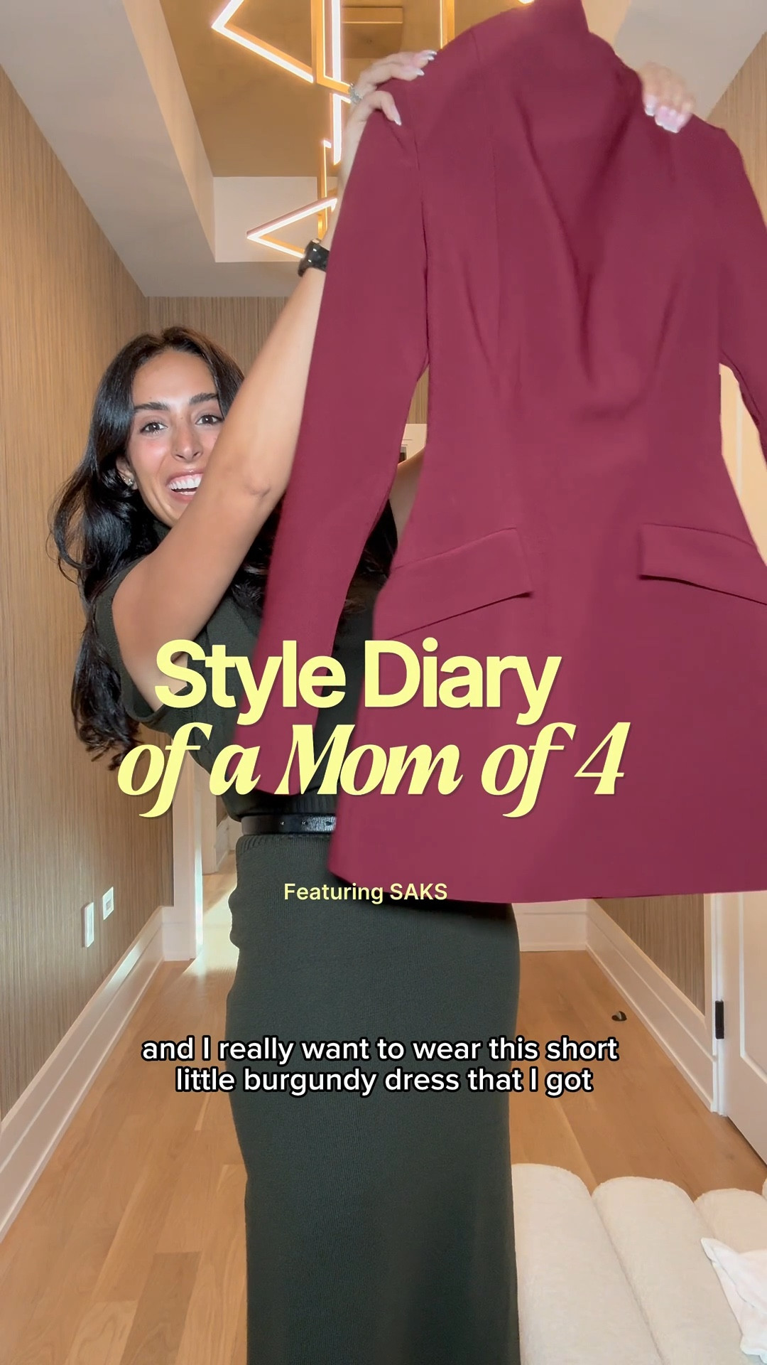 Style Diary of a Mom of 4 Today’s entry: a head to toe moment in this Burgundy look featuring a dress you’ll find exclusively at @Saks #saks #sakspartner

#LTKStyleTip #LTKSeasonal #LTKParties