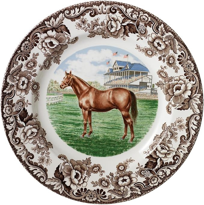Spode Woodland Dinner Plate, Horse | 10.5 Inch | Hunting Cabin, Lodge, and Cottage Décor | Made ... | Amazon (US)