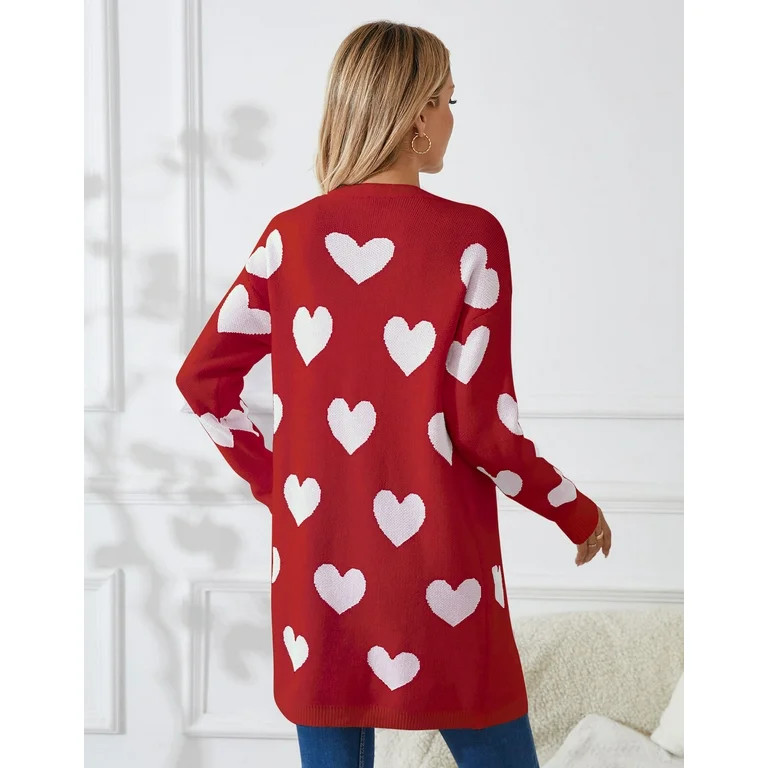 Suéteres Tipo Cárdigan para Mujer, Suéteres Ligeros de Punto Suave con Botones, Suéteres de M... | Walmart (US)