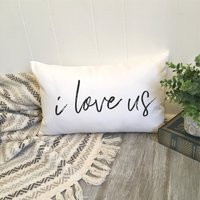 I Love Us Couples Pillow, Custom Cozy Pillow For Valentines Day, Anniversary Gift | Etsy (US)