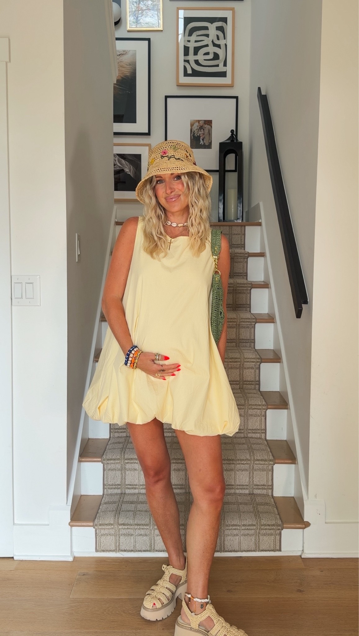 Vacation Outfits | Bump Friendly | Colorful Outfits | Comfy Vacation Style | 16 Weeks Pregnant 
Wearing XS in the dress!

#LTKSeasonal #LTKootd #LTKBump