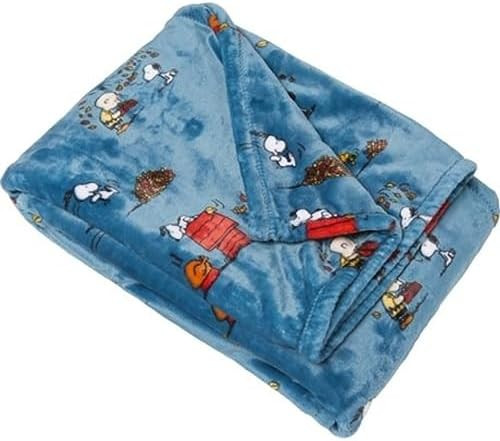 Berkshire Blanket Fall Autumn Thanksgiving Throws and Blankets (Blue, 50" x 70") | Amazon (US)