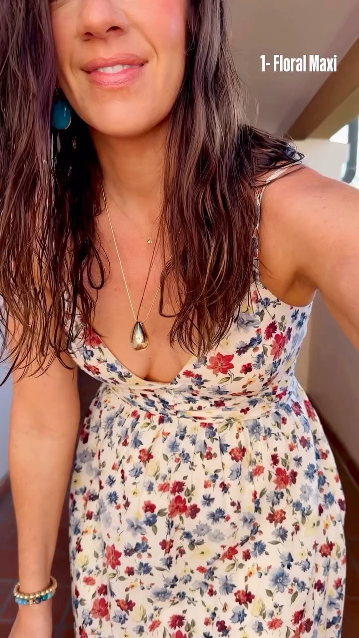 1- Floral Maxi