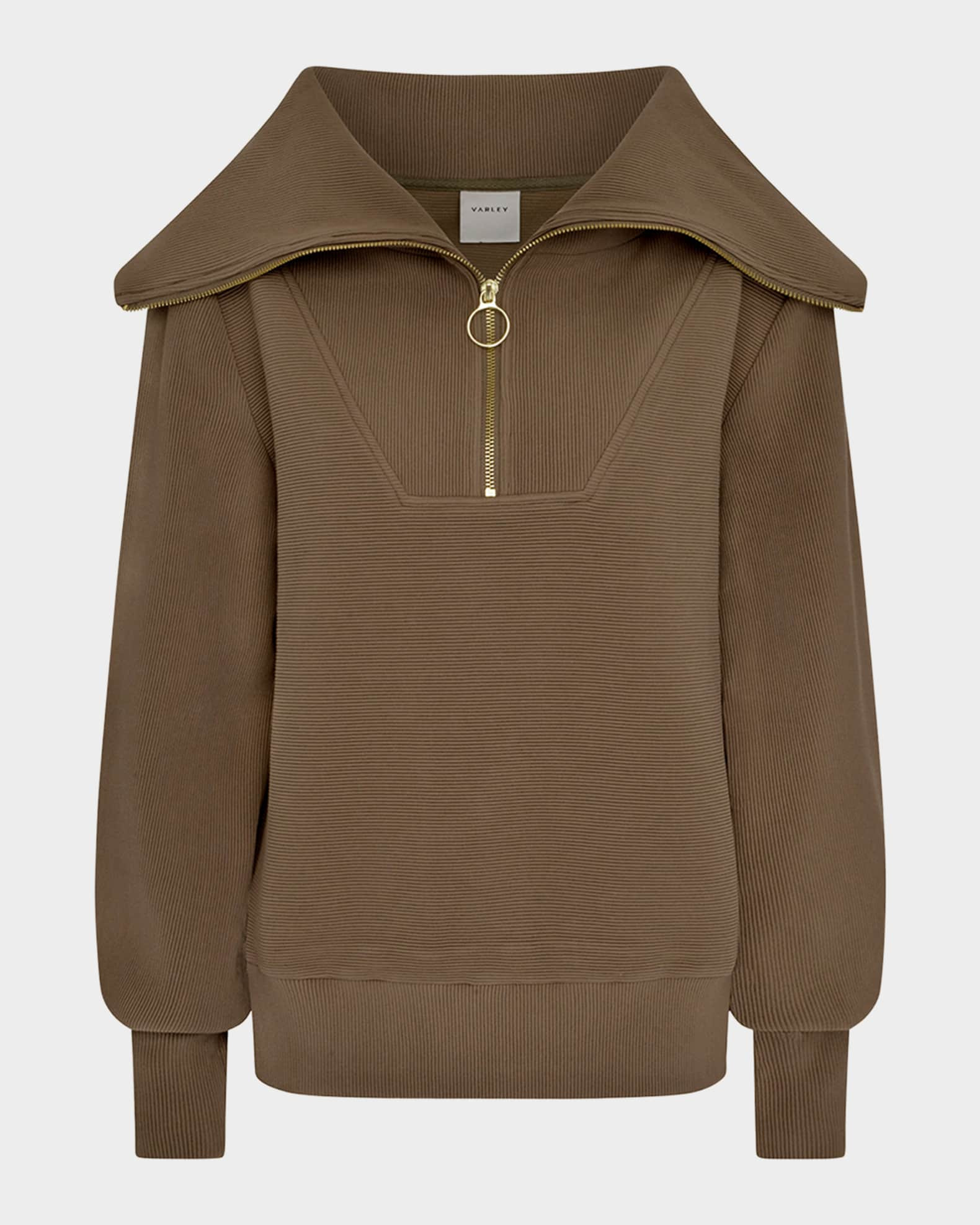 Varley Vine Oversized 1/2-Zip Pullover Sweatshirt | Neiman Marcus