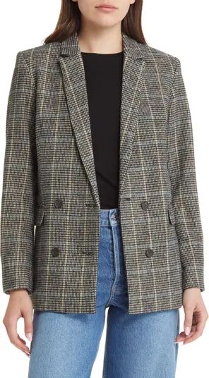Cody Houndstooth Check Double Breasted Blazer | Nordstrom