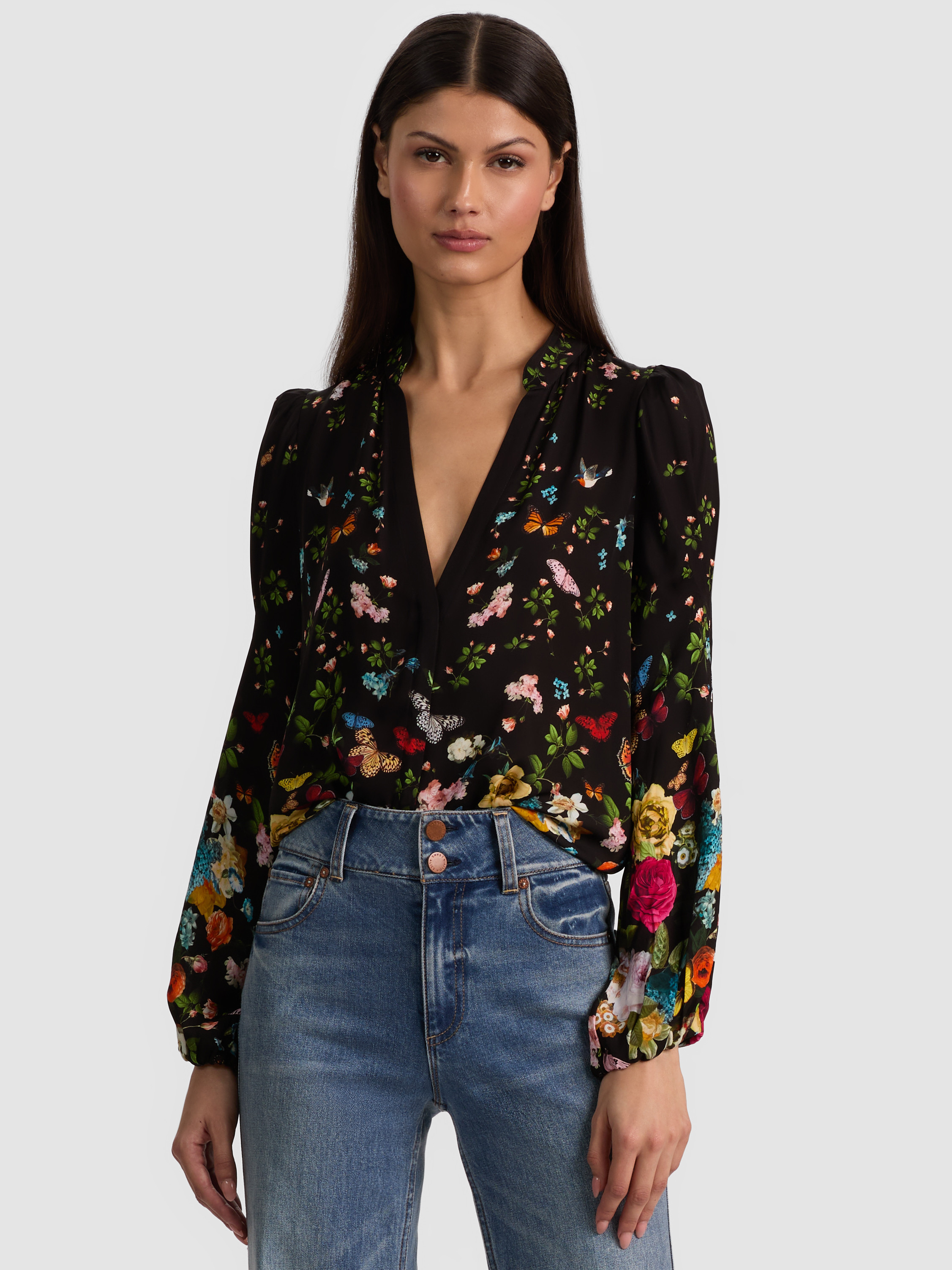 alice + olivia HELEN BLOUSE | Alice + Olivia