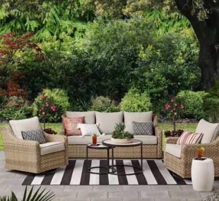 The best patio set from Better Homes and Gardens at Walmart! On sale and comes with covers! 

#LTKsalealert #LTKSeasonal #LTKhome